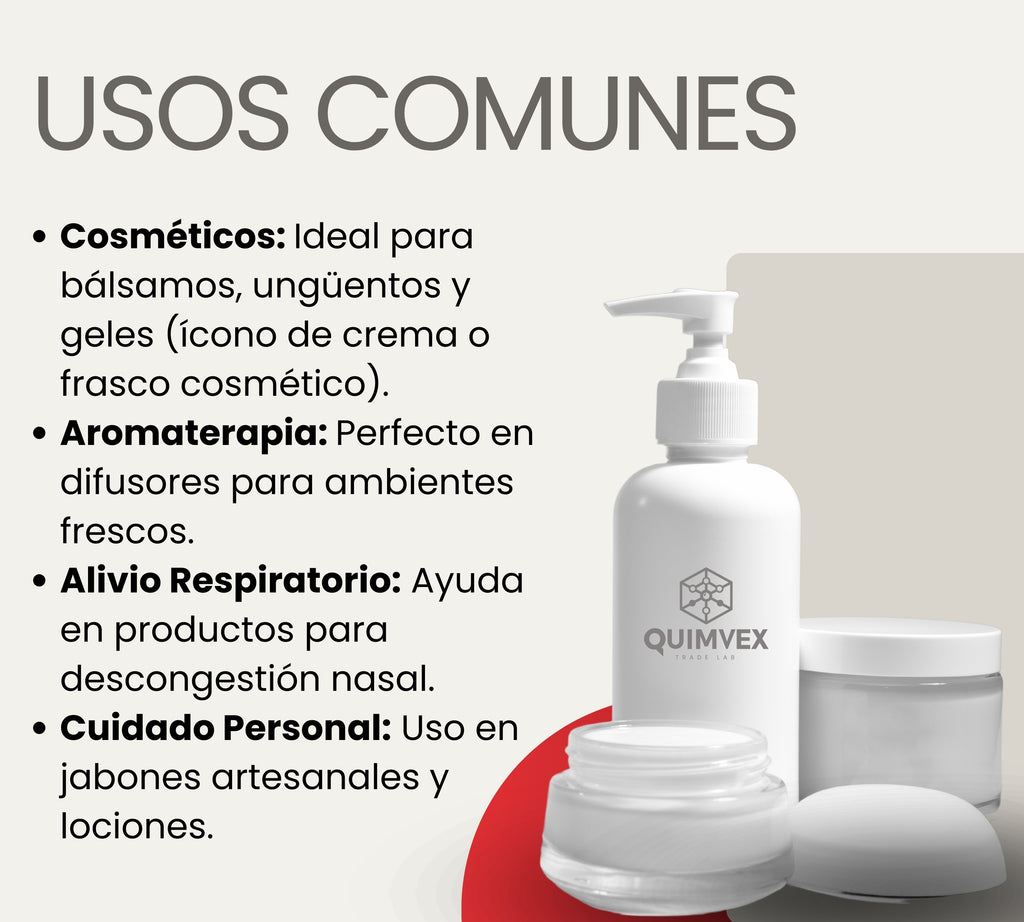 Mentol en Cristales 250gr - Ideal para Cosmética y Aromaterapia