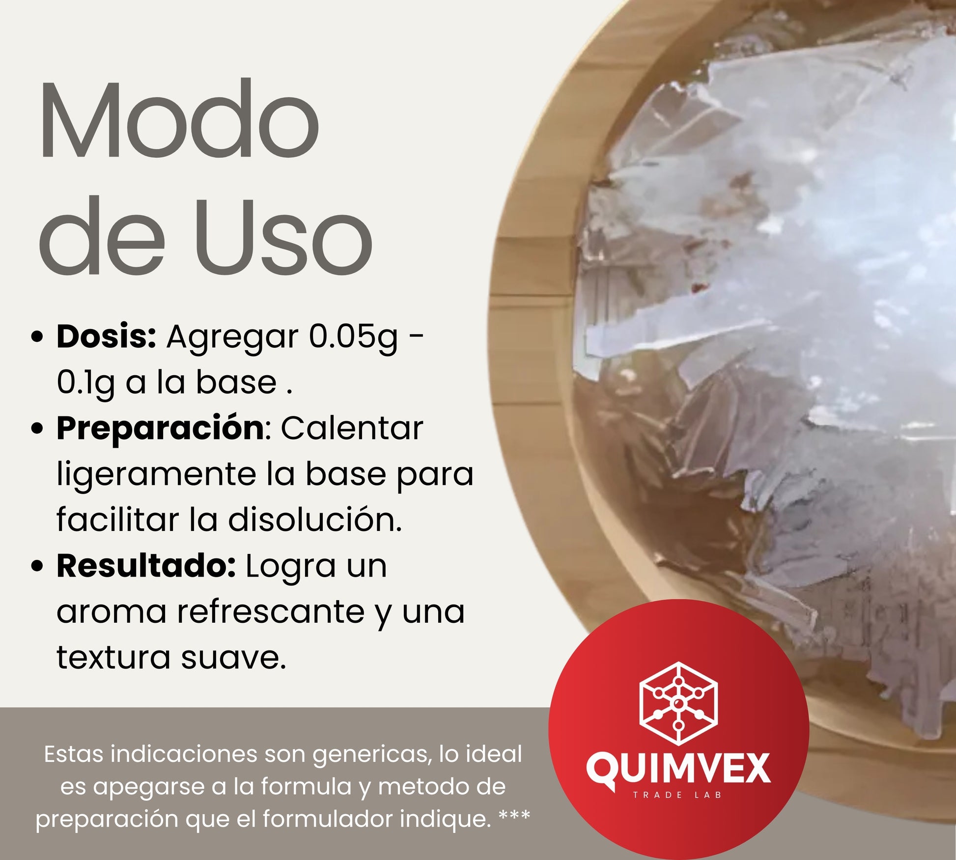 Mentol en Cristales 100gr - Ideal para Cosmética y Aromaterapia